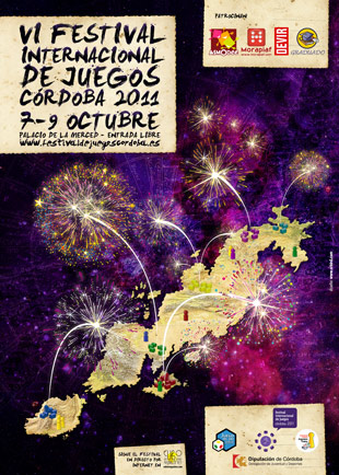 Cartel Festival Internacional de Juegos de Córdoba 2011