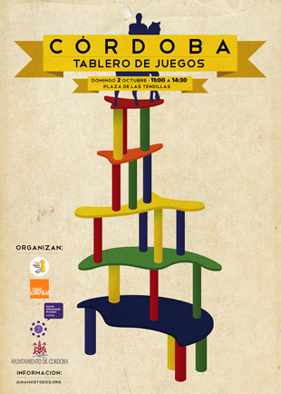Cartel Córdoba Tablero de Juegos